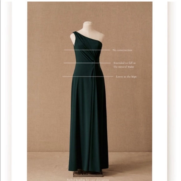 BHLDN Navy Brixen Bridesmaid Dress (US 0) - Picture 4 of 6